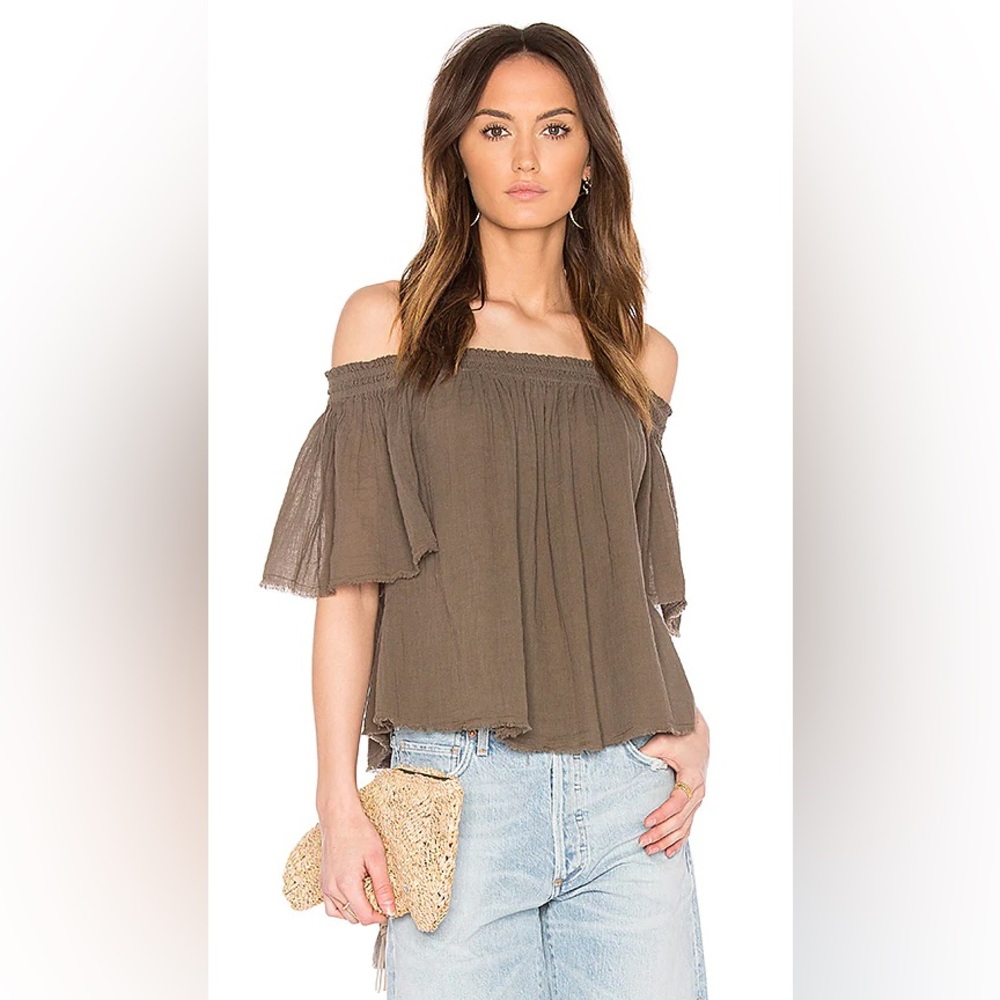 VELVET BY GRAHAM & SPENCER - X Kristy Hume Begonia Top Caper. Women’s Medium!